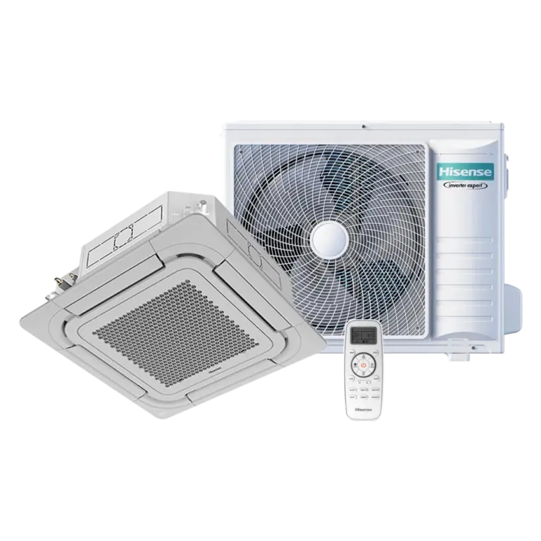 Ar Condicionado Split Cassete 4 Vias Inverter Hisense Wi-Fi 36000 Btus Frio 220v R-32