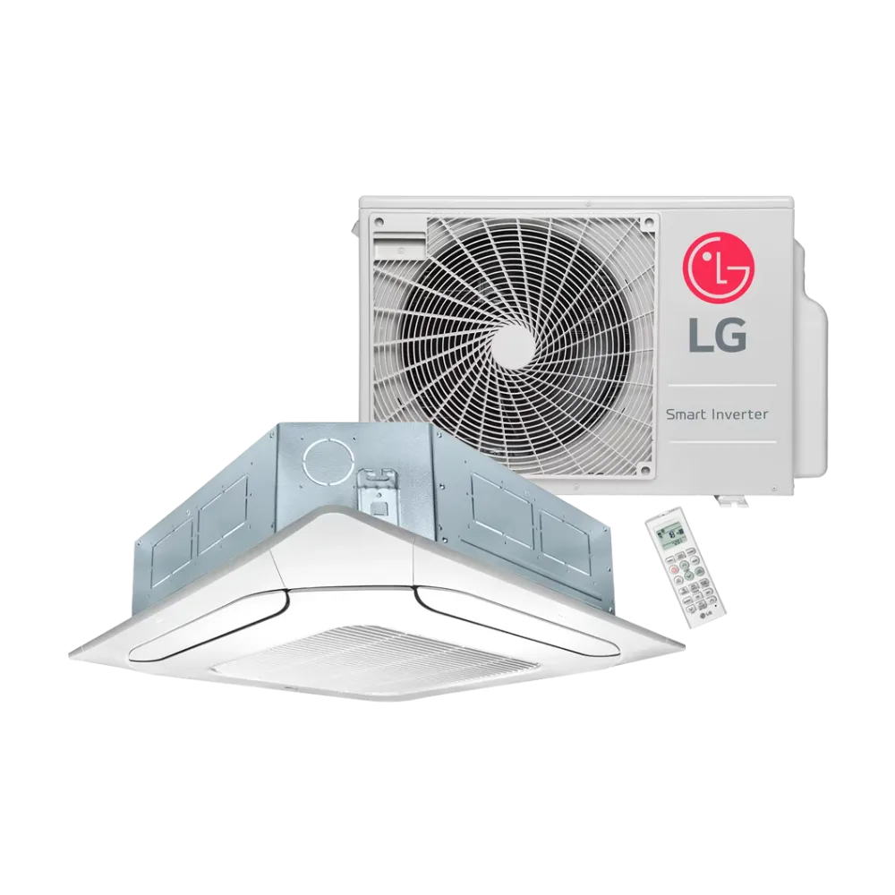 Ar Condicionado Split Cassete 4 Vias Inverter LG Wi-Fi 36000 Btus Frio 220v R-32