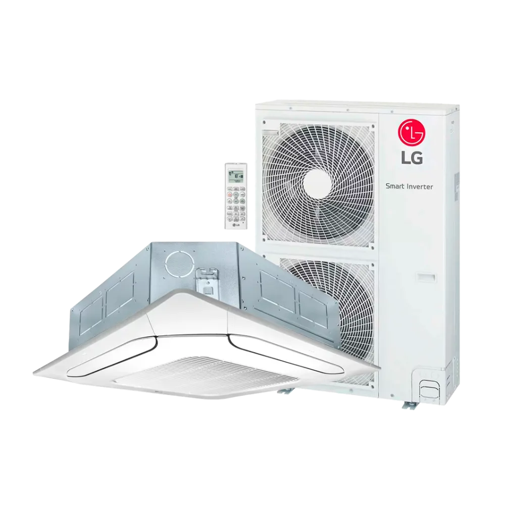 Ar Condicionado Split Cassete 4 Vias Inverter LG Wi-Fi 48000 Btus Frio 220v R-32