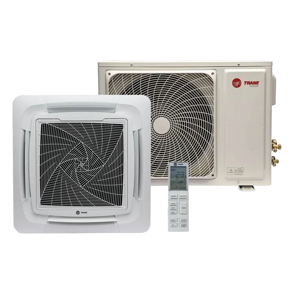 Ar Condicionado Split Cassete 4 Vias Inverter Trane 36000 Btus Quente e Frio 220v