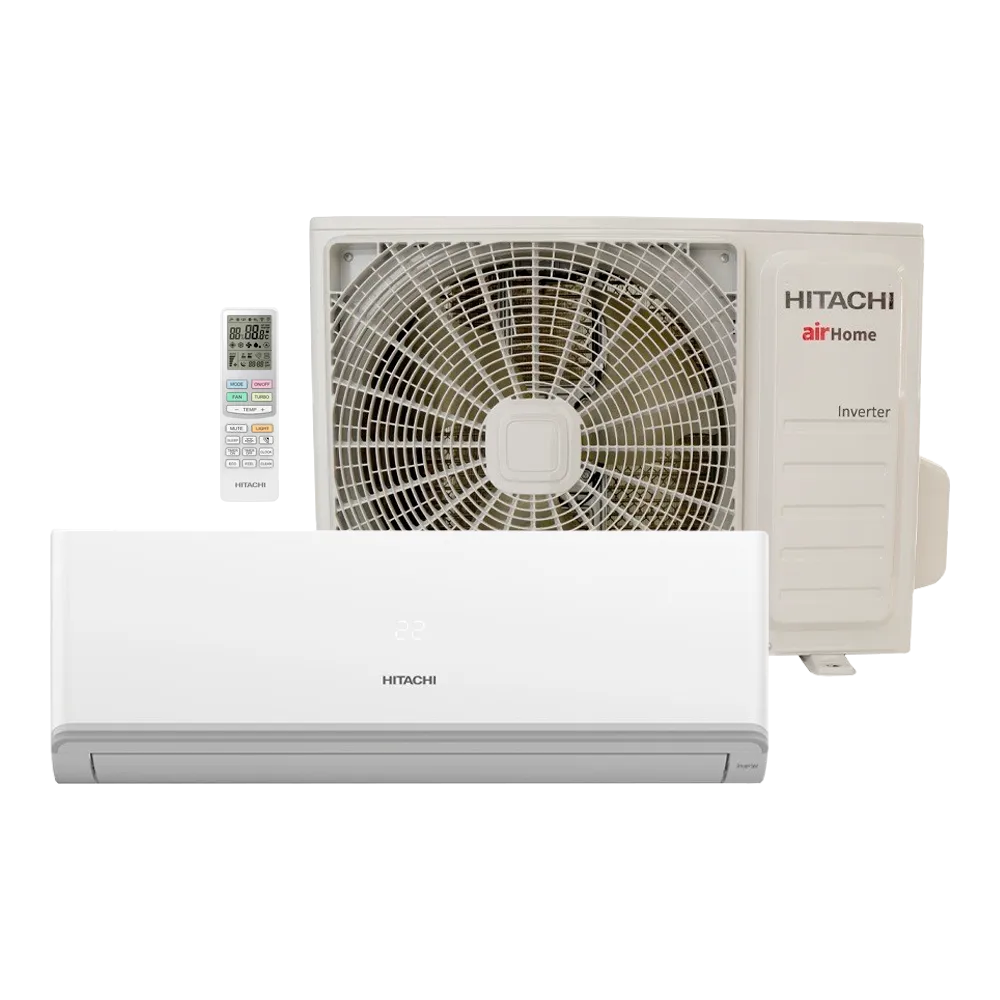 Ar Condicionado Split Hi Wall Inverter Hitachi AirHome 600 Wi-Fi 24000 Btus Frio 220v R-32