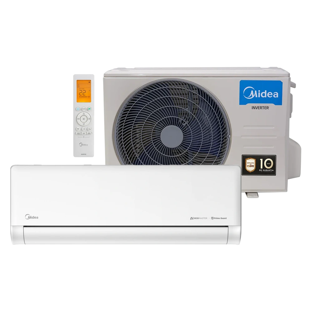 Ar Condicionado Midea Inverter AI EcoMaster Connect 12000 Btus Frio 220v R-32