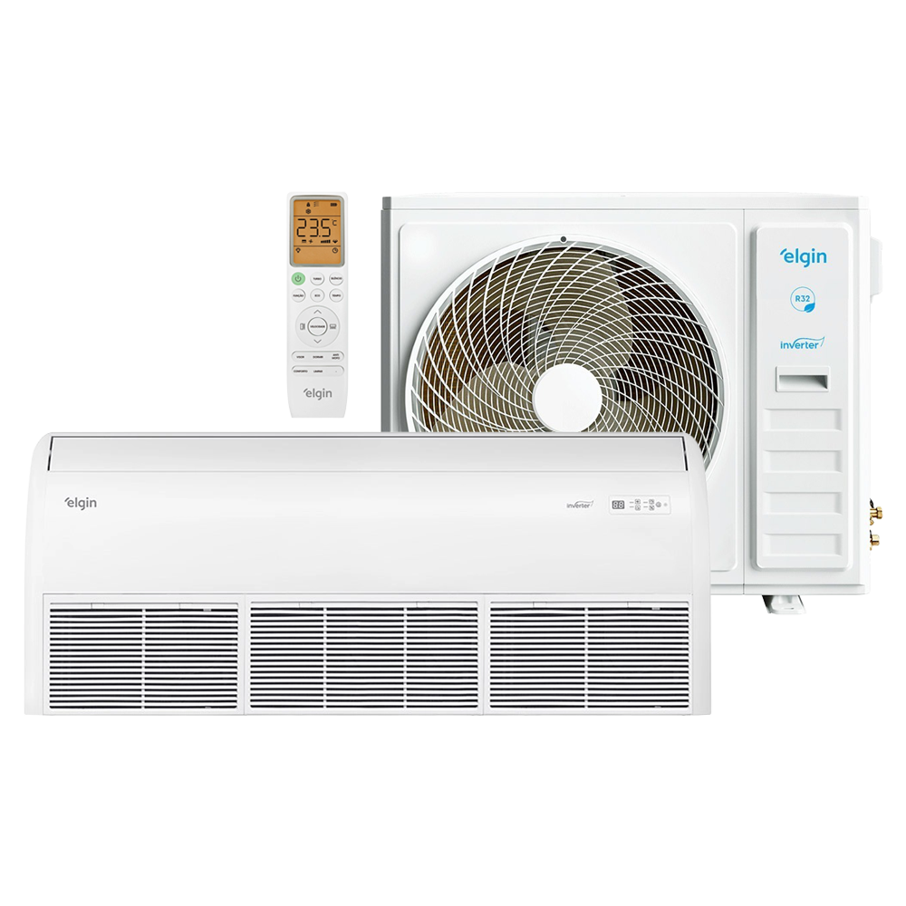 Ar Condicionado Piso Teto Elgin Inverter Wi-Fi 48000 Btus Frio 220v R-32